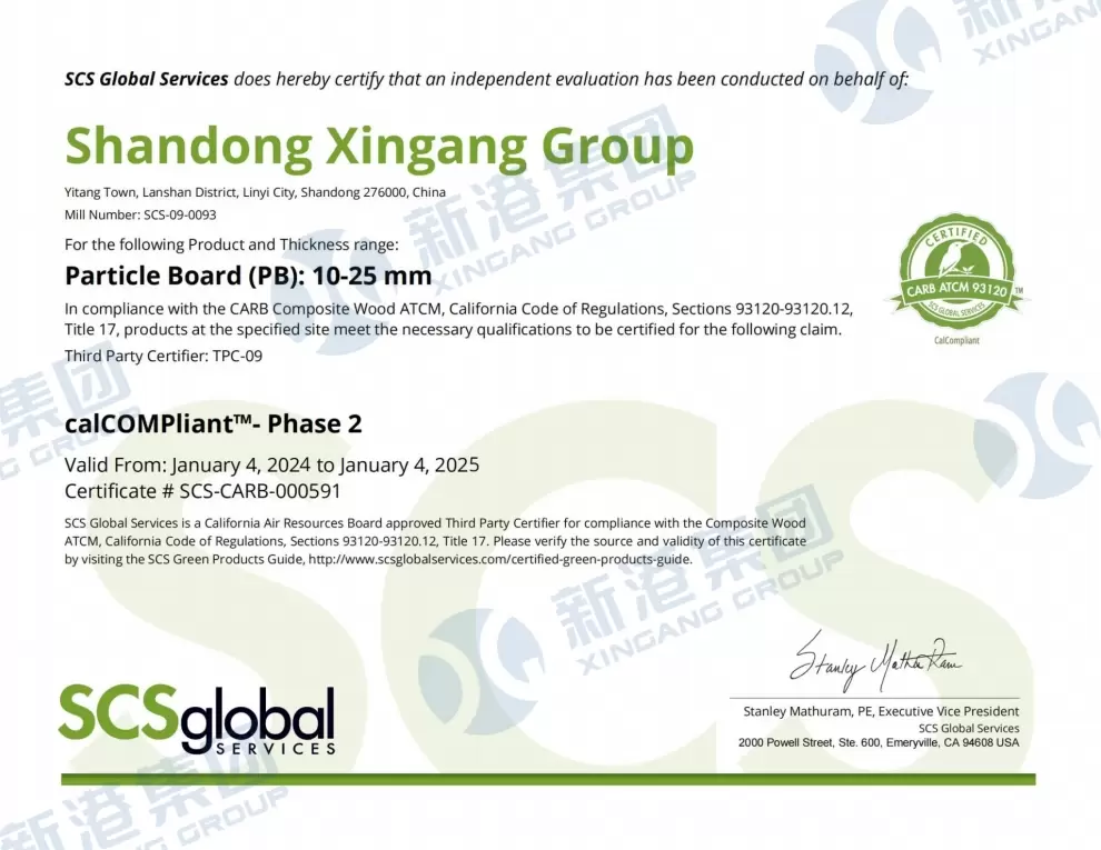 Certificat SCS-CARB-000591